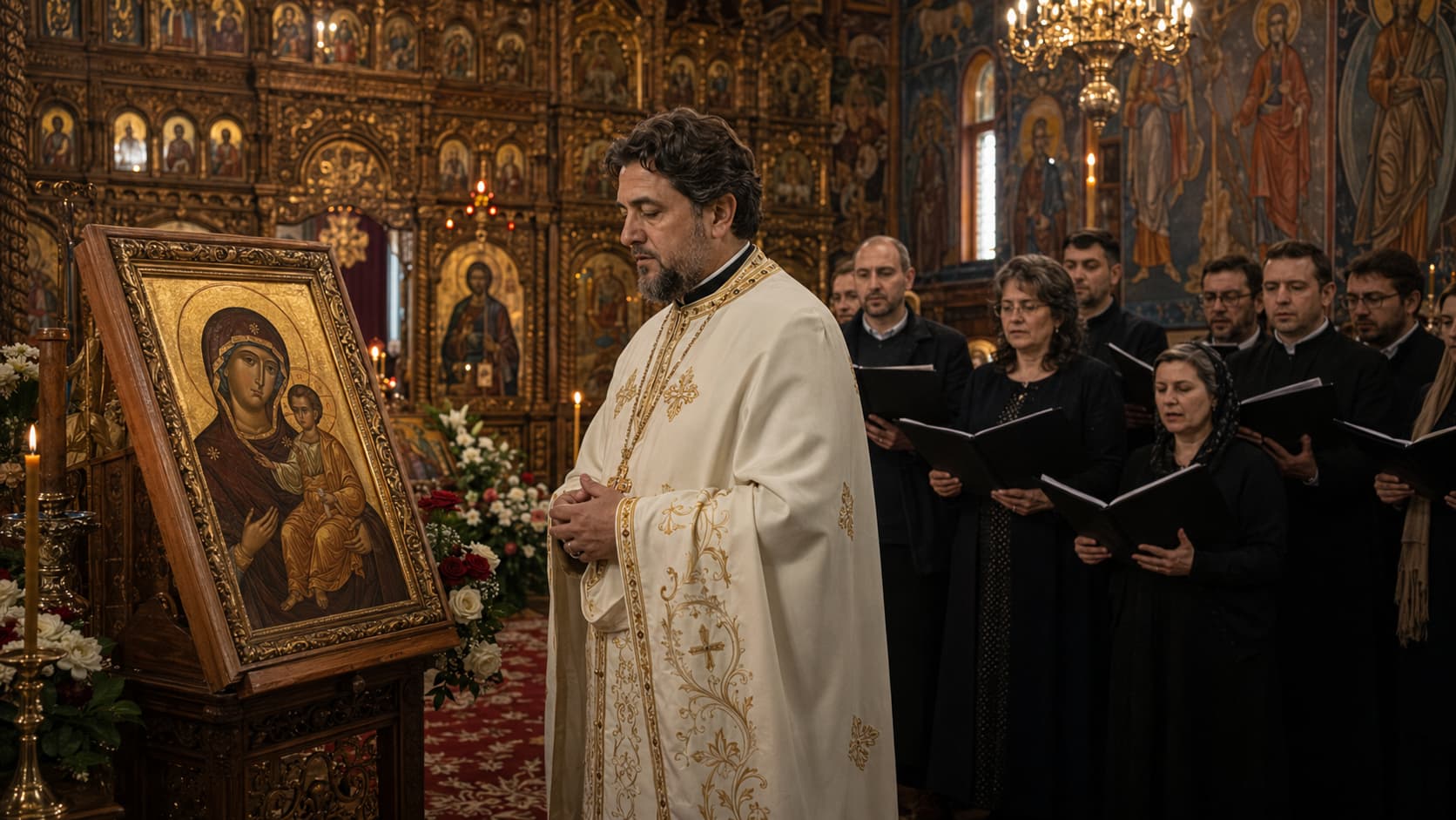 Maica Domnului – ocrotitoarea celor care se roagă cu inimă smerită Maica Domnului – ocrotitoarea celor care se roagă cu inimă smerită